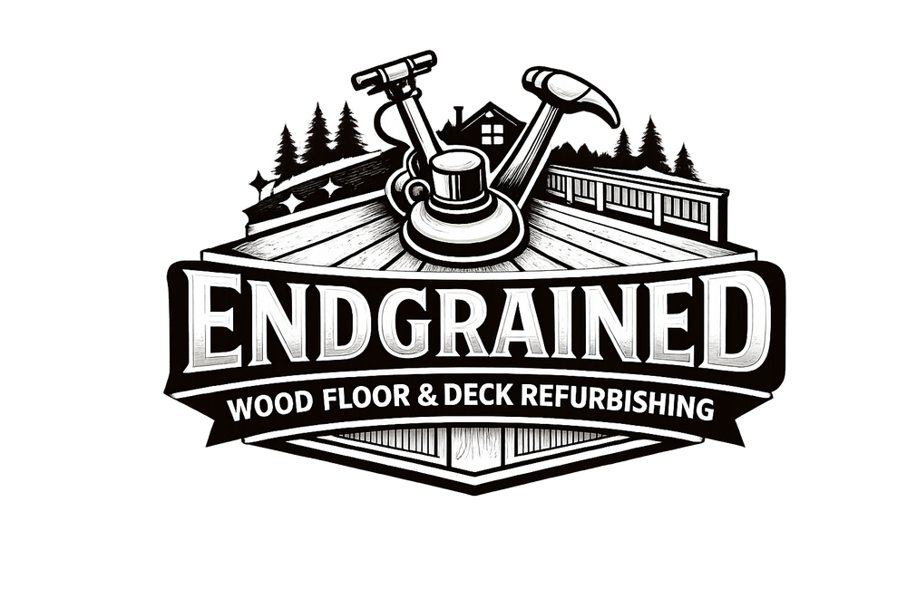 Endgrained crest logo
